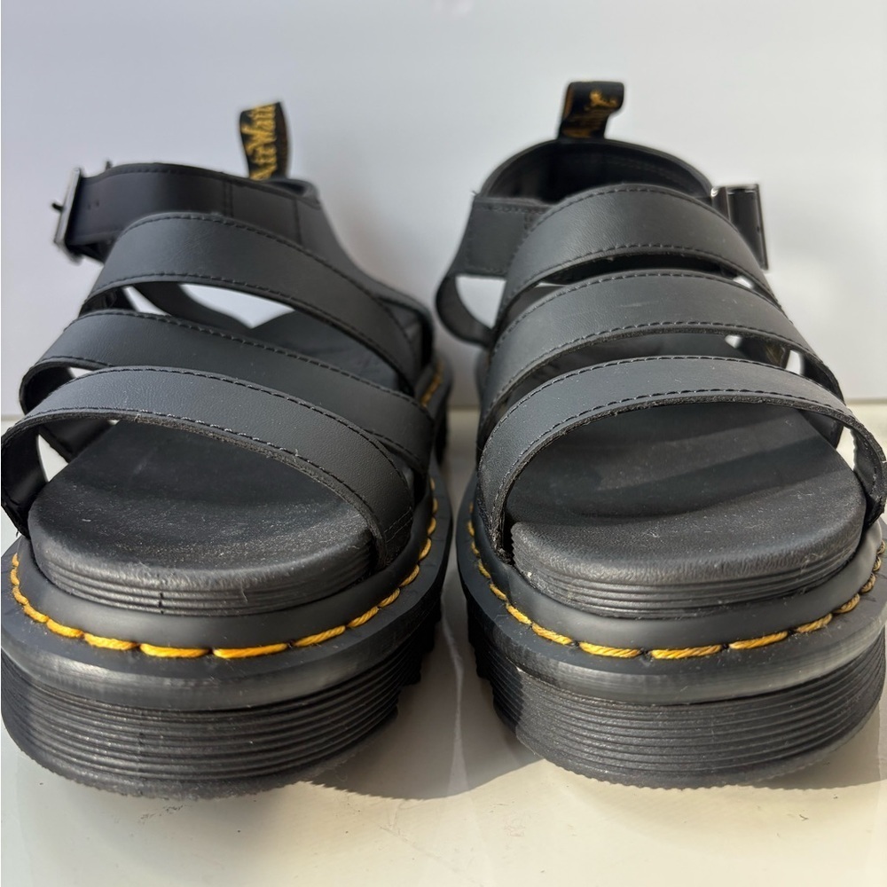 NWOT Dr. Martens Blaire Hydro Leather Sandals Size 9 Women’s - Picture 5 of 13